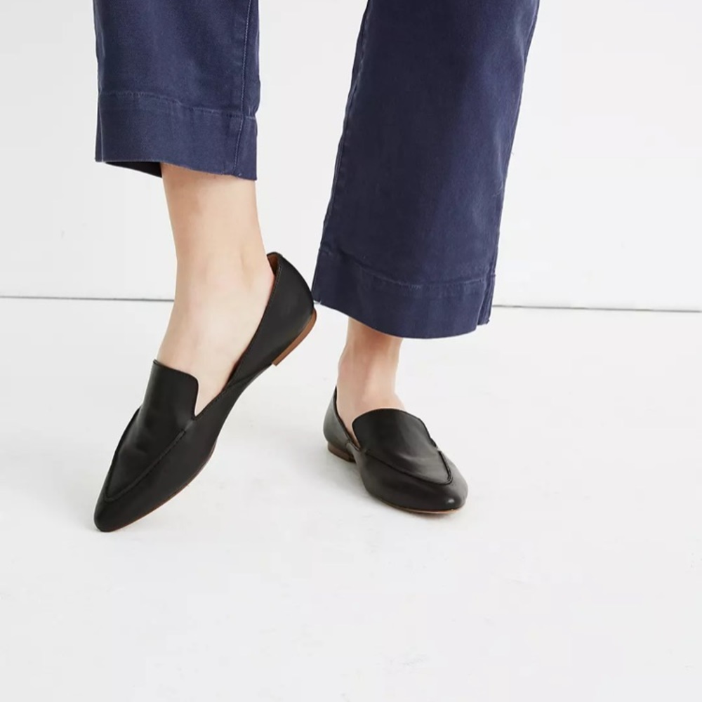 Madewell NIB Frances Skimmer in Leather